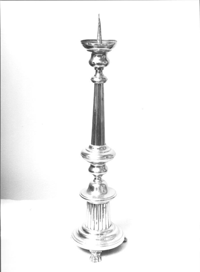 candeliere d'altare - ambito Italia nord-orientale (sec. XIX)