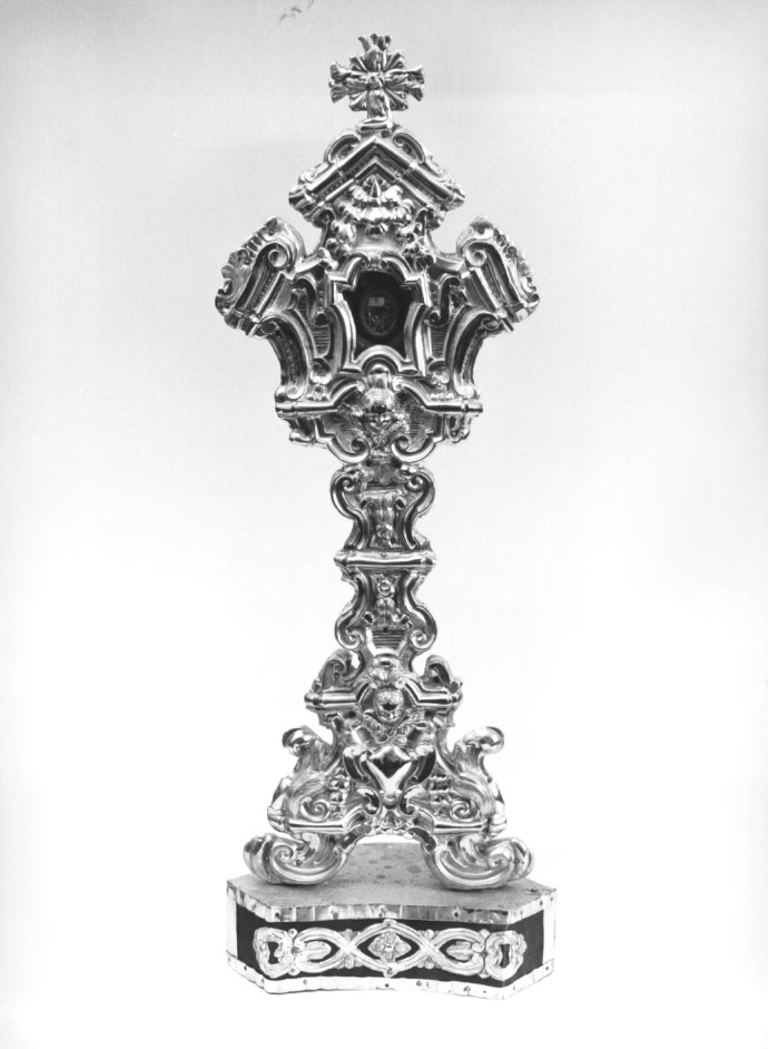 reliquiario - a ostensorio - ambito Italia nord-orientale (sec. XIX)