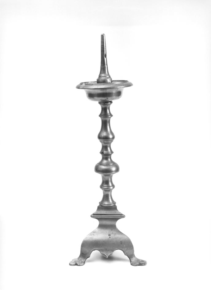 candeliere d'altare - ambito Italia nord-orientale (sec. XIX)