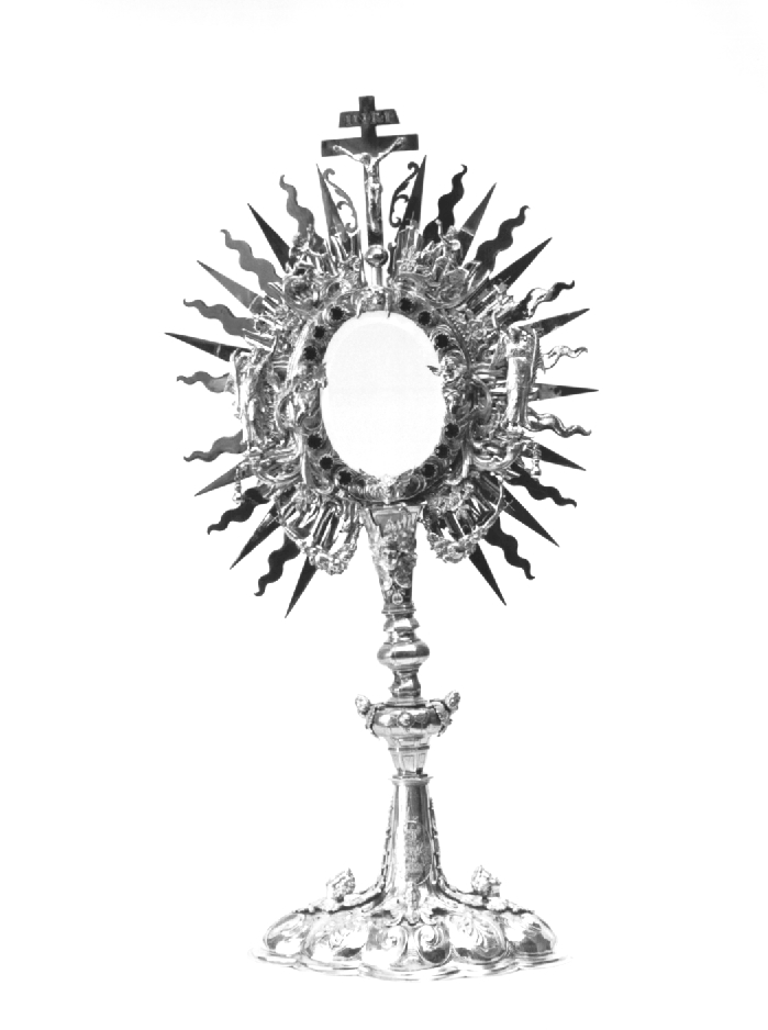 ostensorio - ambito Italia nord-orientale (sec. XVII)