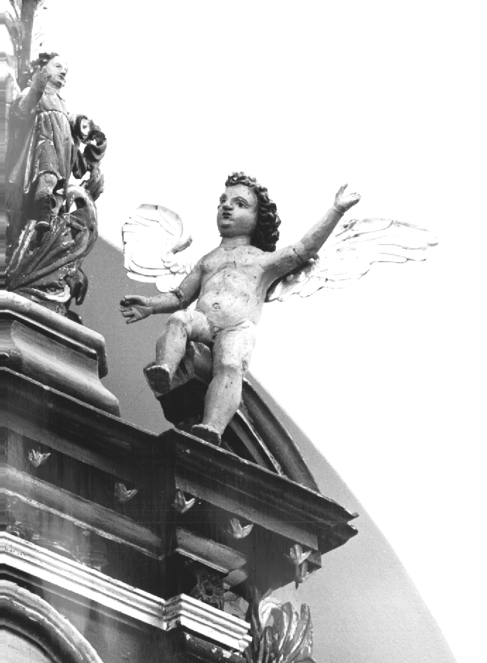 Angioletto (statuetta) - ambito Italia nord-orientale (sec. XVIII)