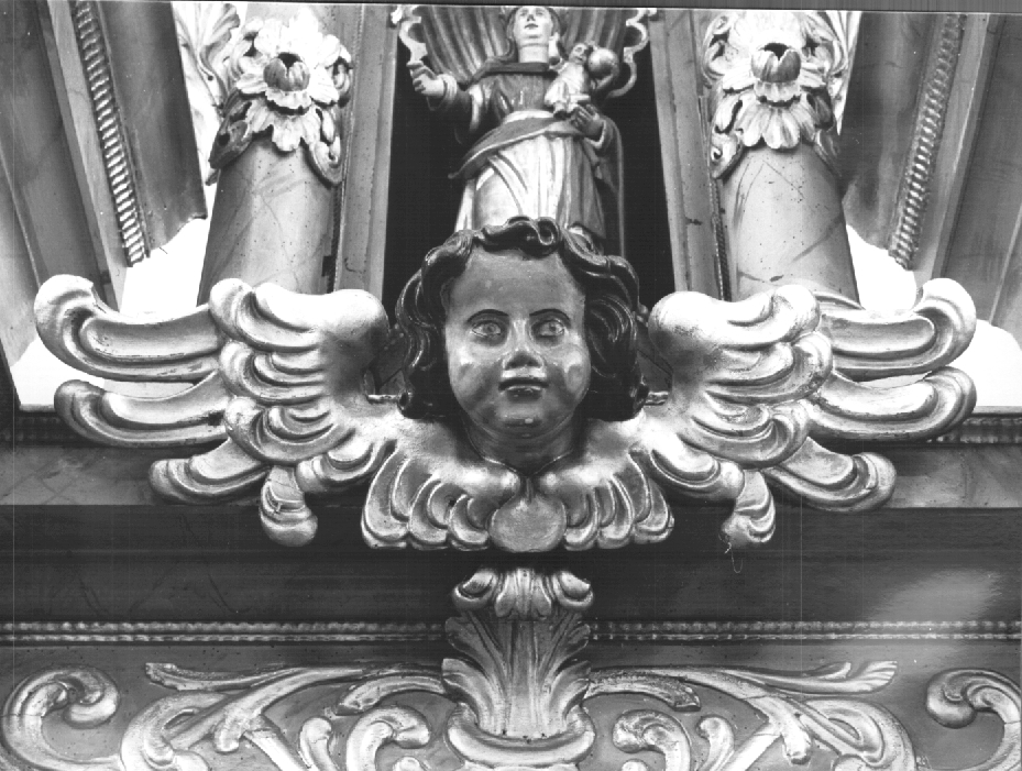 Cherubino (scultura) di Fratelli Lazzara (fine/inizio secc. XVI/ XVII)