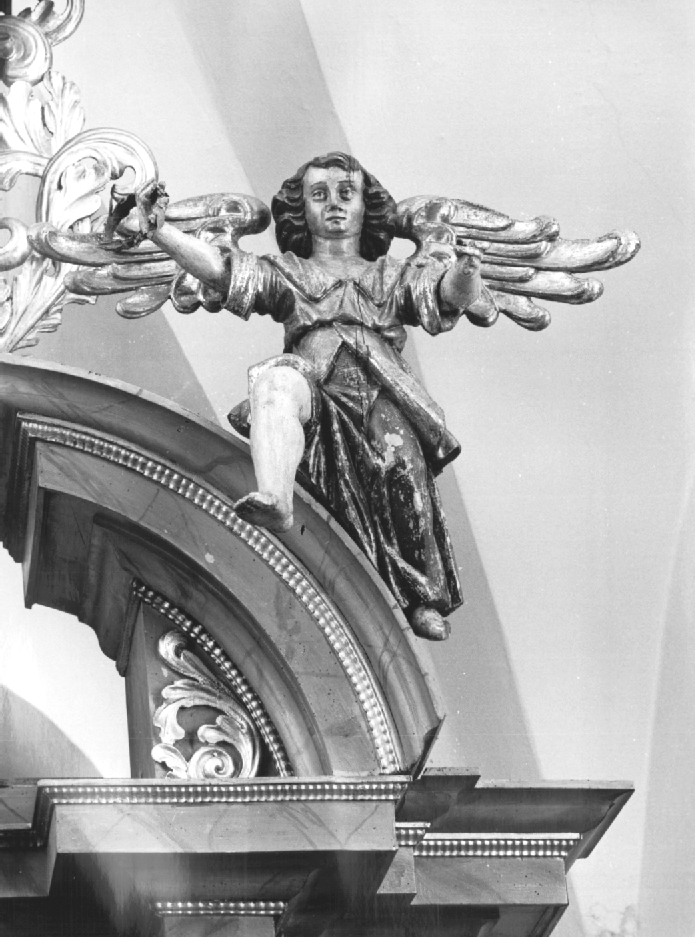 Angelo con corona di alloro (statuetta) di Fratelli Lazzara (fine/inizio secc. XVI/ XVII)