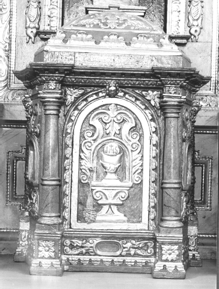 tabernacolo - a tempietto di Fratelli Lazzara (fine/inizio secc. XVI/ XVII)