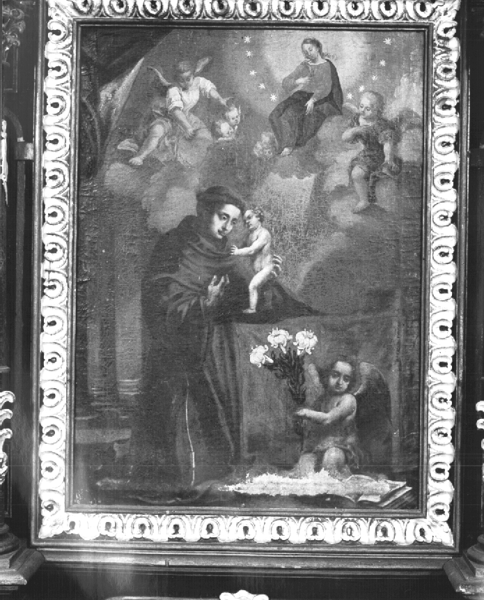 Sant'Antonio da Padova con Gesù Bambino (dipinto) - ambito sloveno (sec. XVII)