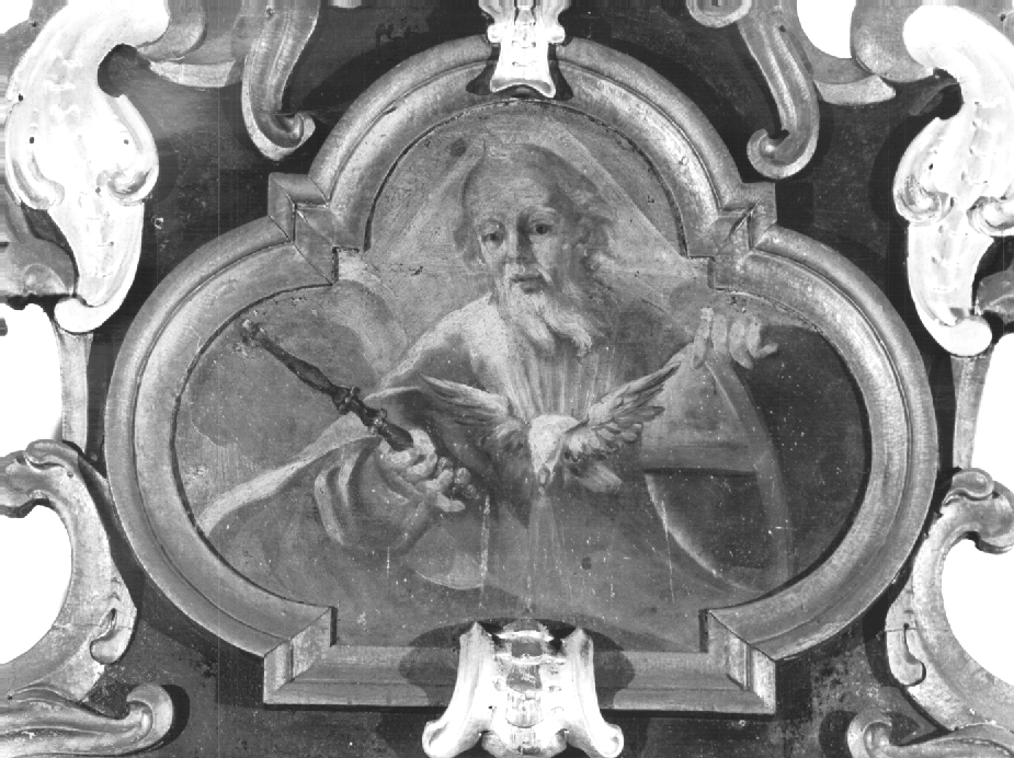 Dio Padre e colomba dello Spirito Santo (dipinto) - ambito sloveno (sec. XVII)