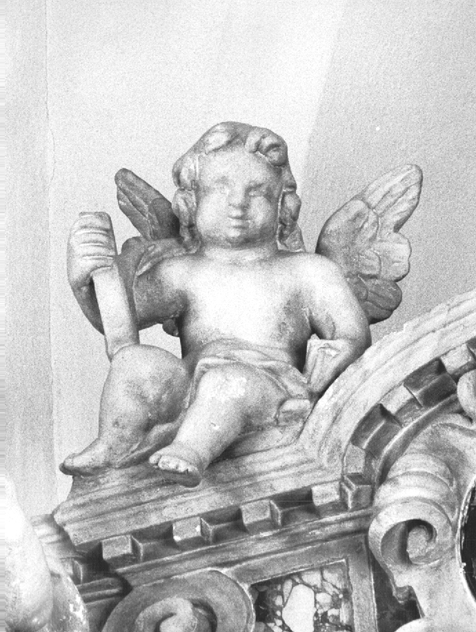 Angioletto con libro (statuetta) - ambito sloveno (sec. XVII)