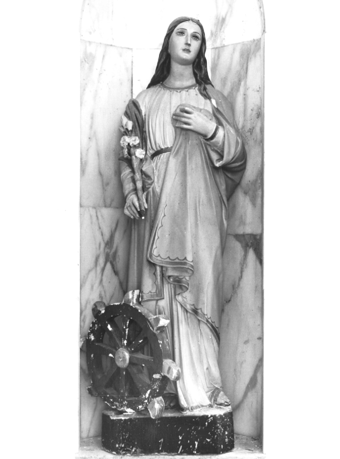 Santa Caterina d'Alessandria (statua) - ambito Italia nord-orientale (prima metà sec. XX)