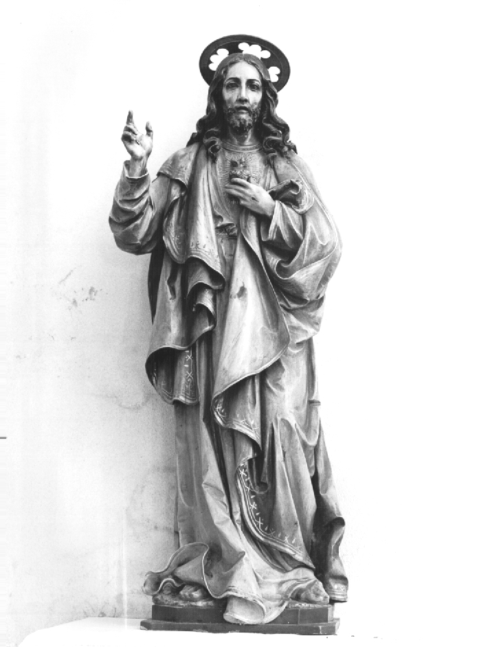 Sacro Cuore di Gesù (statua) - ambito Italia nord-orientale (prima metà sec. XX)