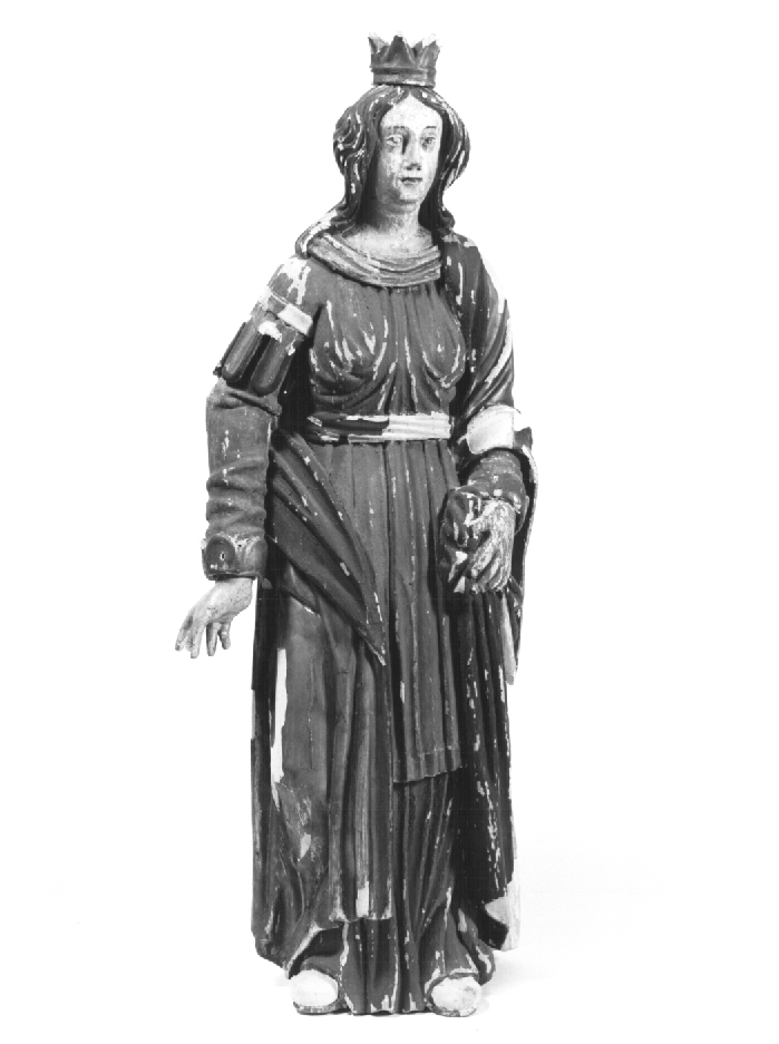 Santa Caterina d'Alessandria (statua) - ambito sloveno (prima metà sec. XVII)