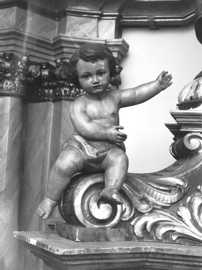 Angioletto (statuetta) di Perathoner Ferdinand (e aiuti) (prima metà sec. XX)