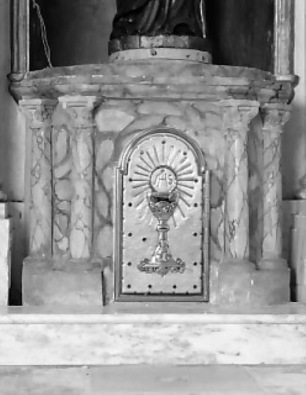 tabernacolo - a frontale architettonico - ambito Italia nord-orientale (sec. XIX)
