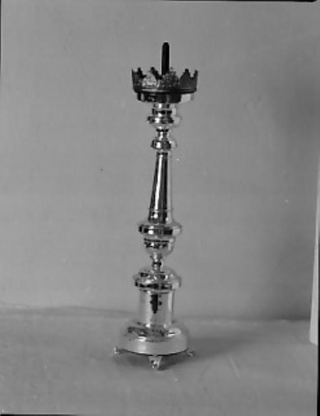 candeliere d'altare - ambito Italia nord-orientale (sec. XIX)