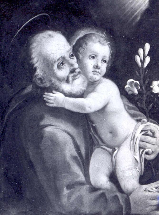 San Giuseppe e Gesù Bambino (dipinto) - ambito friulano (sec. XVIII)