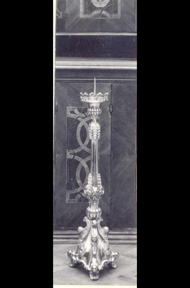 candeliere - ambito triestino (metà sec. XIX)