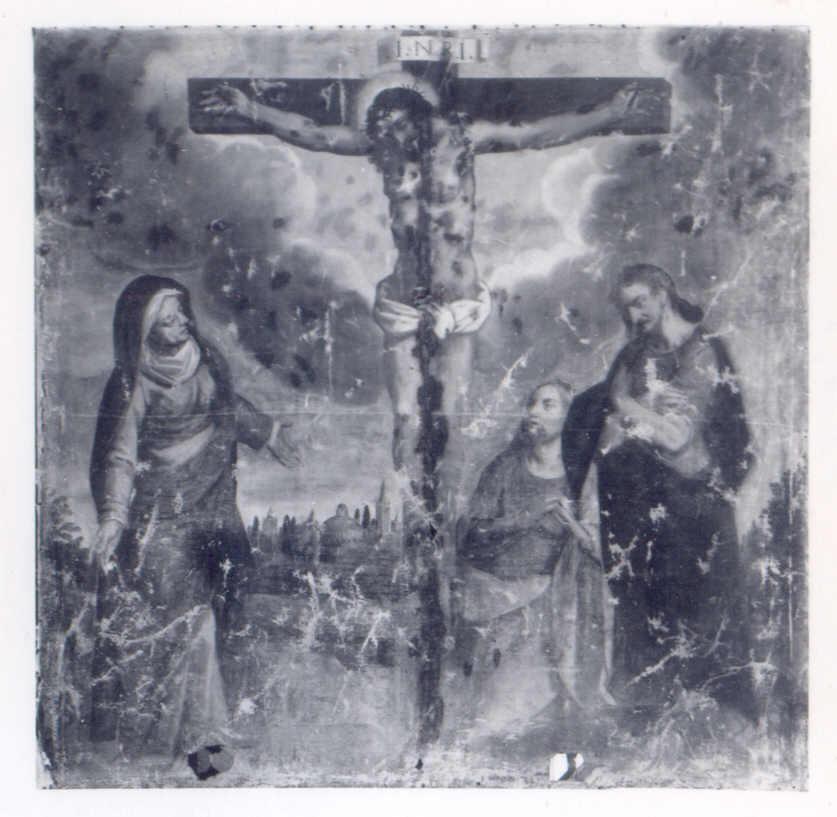 crocifissione (dipinto) - ambito veneto (fine/inizio secc. XVI/ XVII)