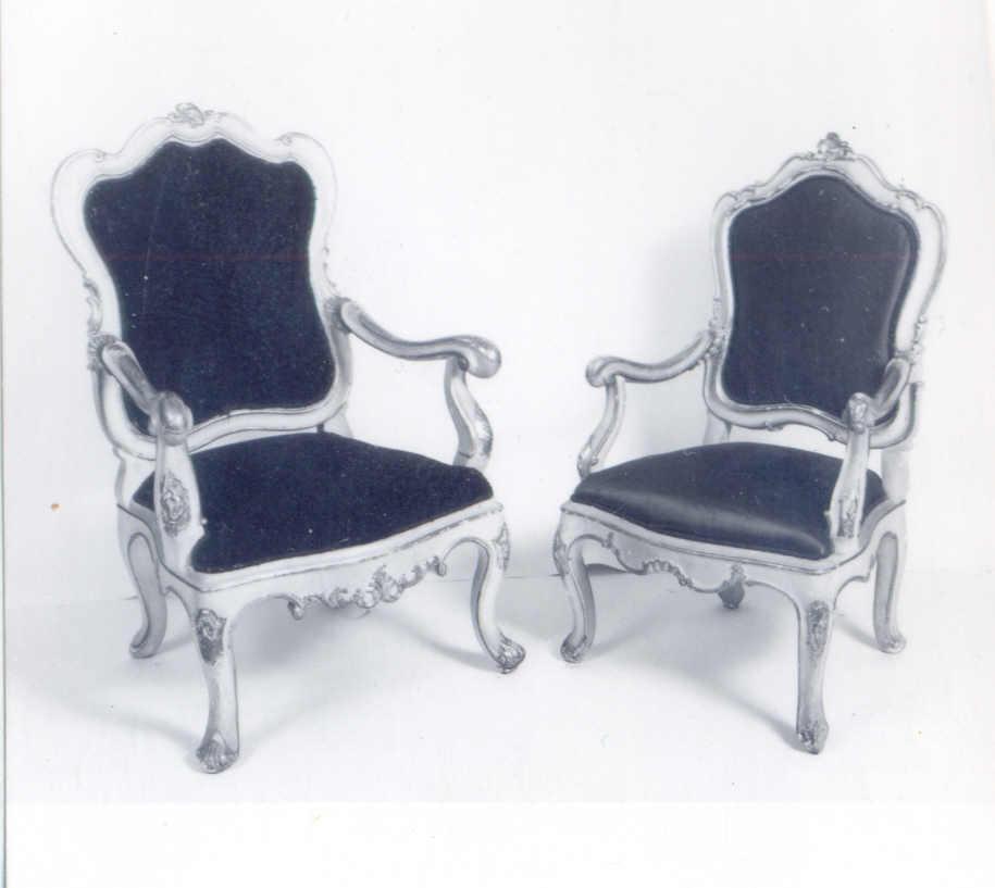 poltrona - bottega Italia settentrionale (metà sec. XIX)