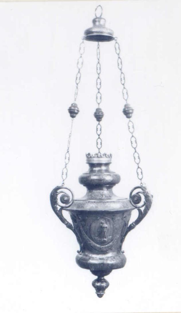 lampada pensile - ambito triestino (metà sec. XIX)