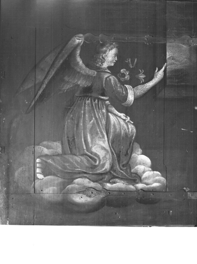 angelo annunciante (dipinto) - ambito Italia nord-orientale (sec. XVII)
