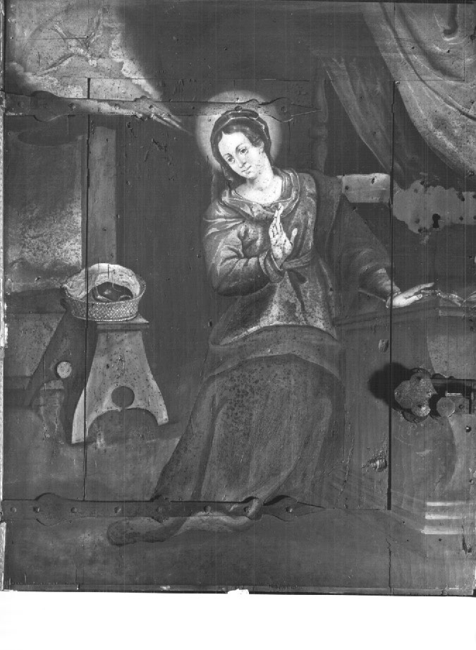 Madonna annunciata (dipinto) - ambito Italia nord-orientale (sec. XVII)