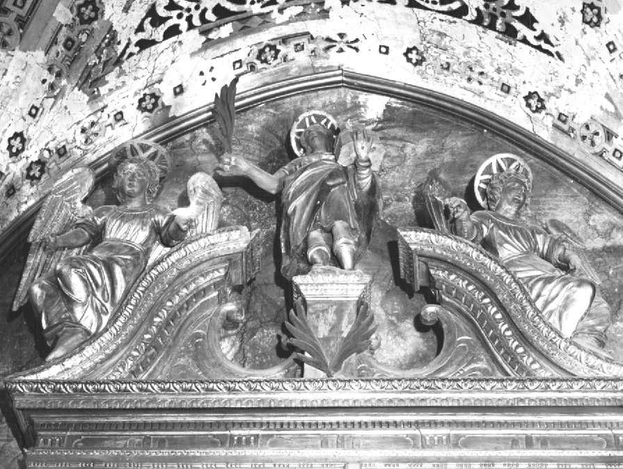 fastigio d'altare - ambito Italia nord-orientale (inizio sec. XVII)