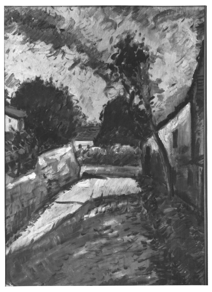 paesaggio (dipinto) - ambito Italia nord-orientale (sec. XX)
