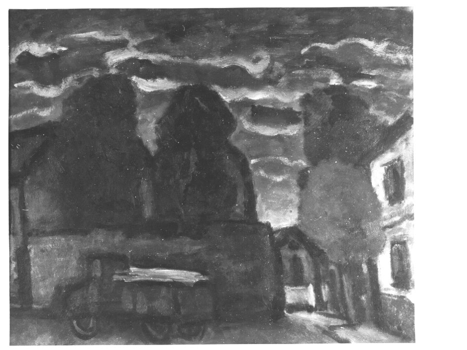 paesaggio (dipinto) - ambito Italia nord-orientale (sec. XX)