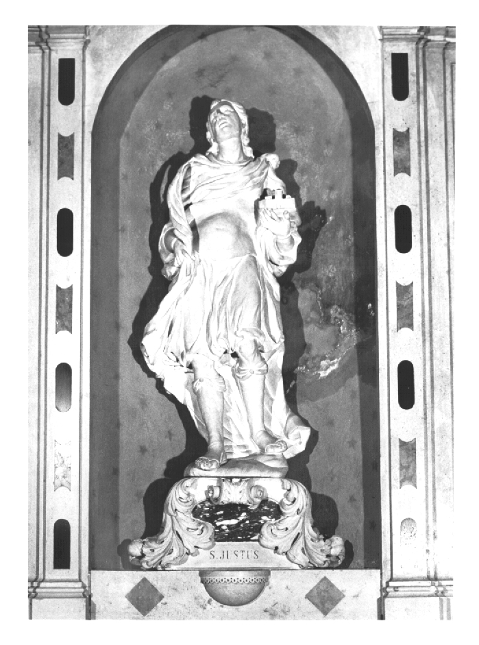 San Giusto Martire (statua) - ambito Italia nord-orientale (sec. XVIII)