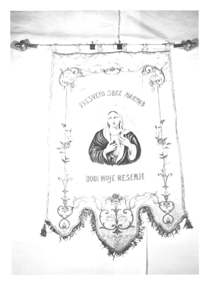 stendardo processionale - ambito Italia nord-orientale (prima metà sec. XX)