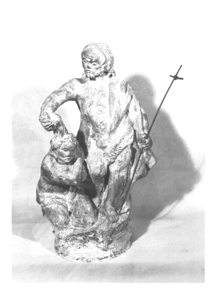 Battesimo di Cristo (gruppo scultoreo) - ambito Italia nord-orientale (seconda metà sec. XVII)