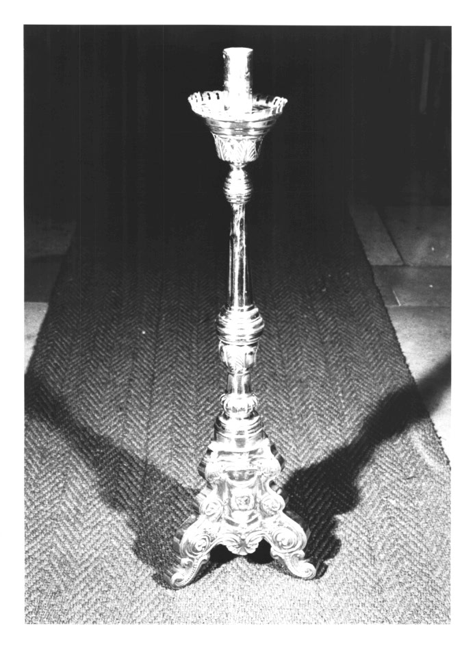 candelabro - ambito Italia nord-orientale (seconda metà sec. XIX)