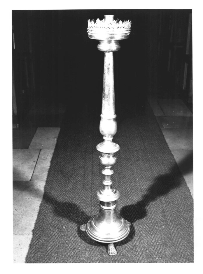 candelabro - ambito Italia nord-orientale (seconda metà sec. XIX)