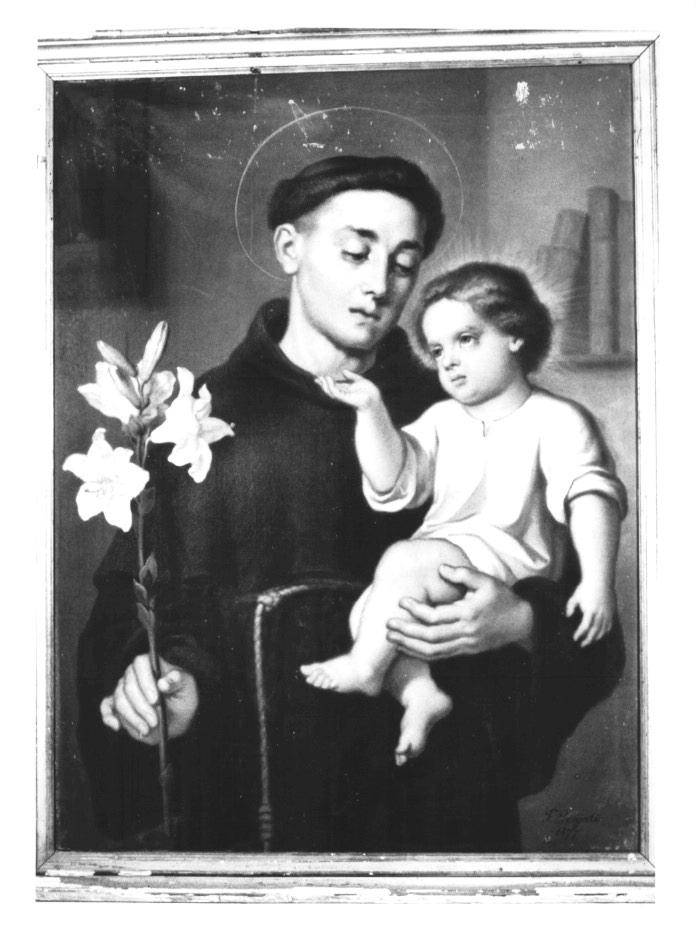 Sant'Antonio da Padova (dipinto) - ambito Italia nord-orientale (sec. XIX)
