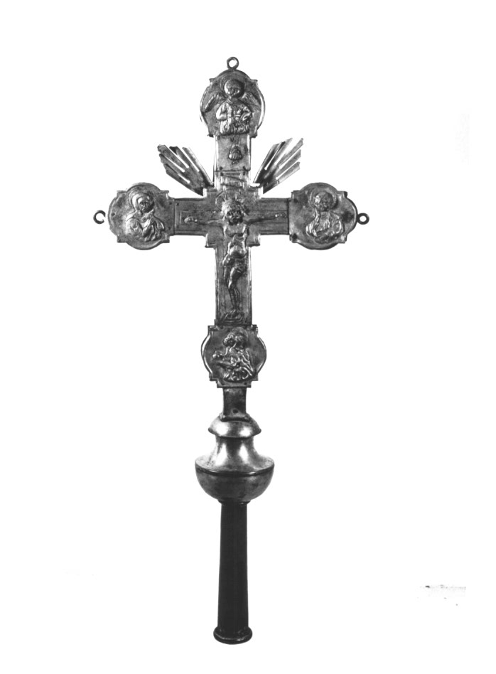 croce processionale - ambito Italia nord-orientale (seconda metà sec. XV)