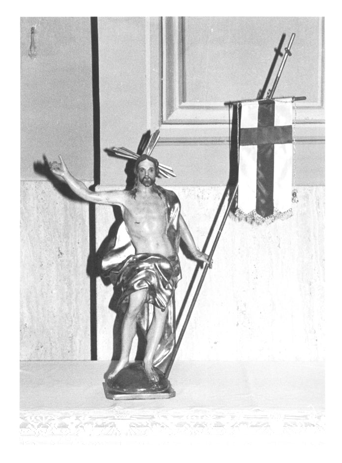 Cristo risorto (statua) - ambito Italia nord-orientale (inizio sec. XIX)