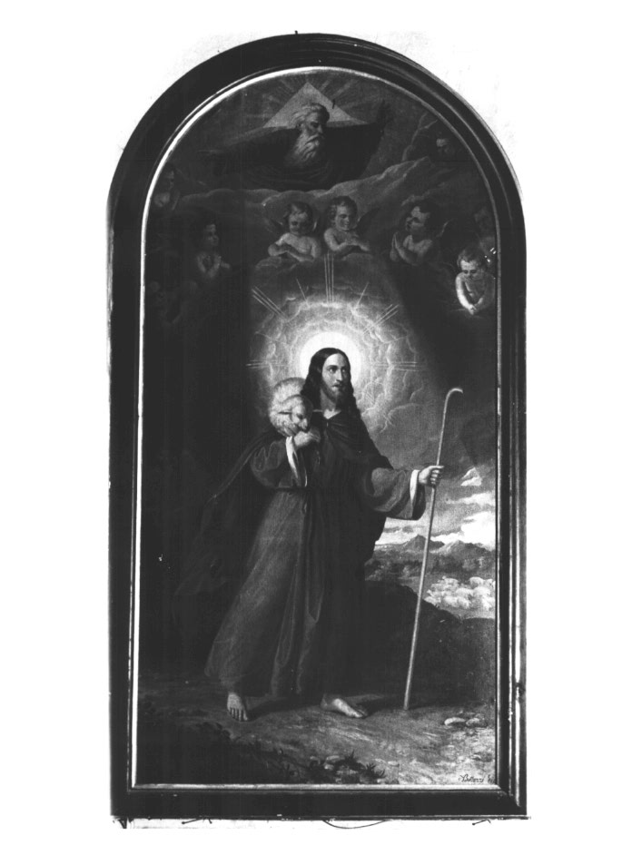 Buon Pastore (dipinto) - ambito Italia nord-orientale (sec. XIX)