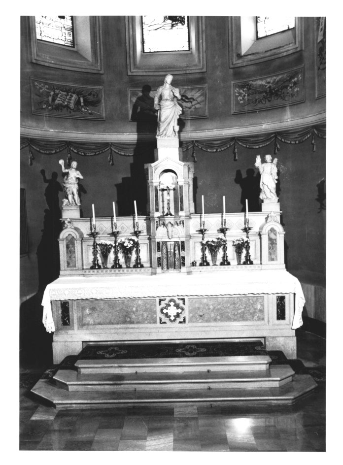 altare maggiore - ambito Italia nord-orientale (sec. XIX, sec. XX)