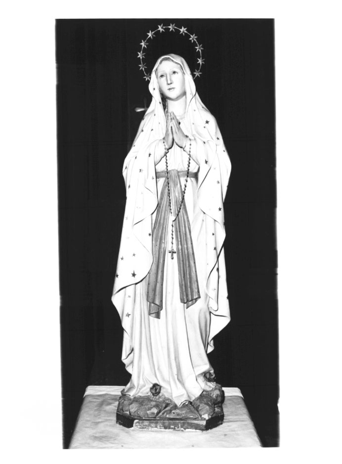 Madonna del Rosario (statua) - ambito Italia nord-orientale (terzo quarto sec. XIX)