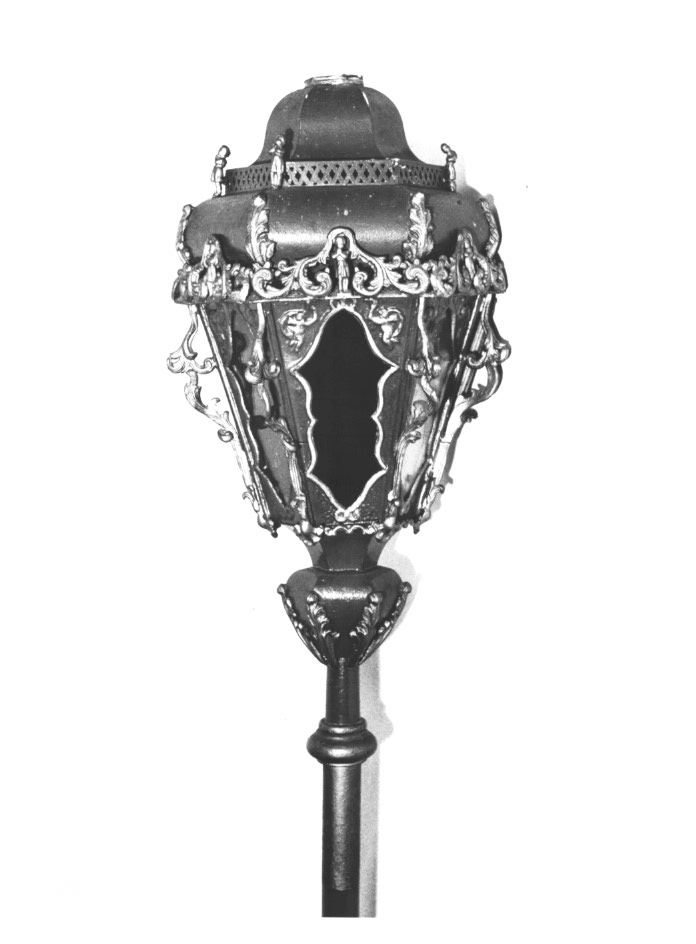 lanterna processionale - ambito Italia nord-orientale (fine/inizio secc. XVIII/ XIX)