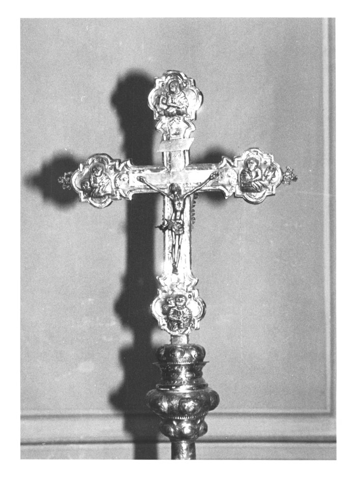 croce processionale - ambito Italia nord-orientale (sec. XVII)