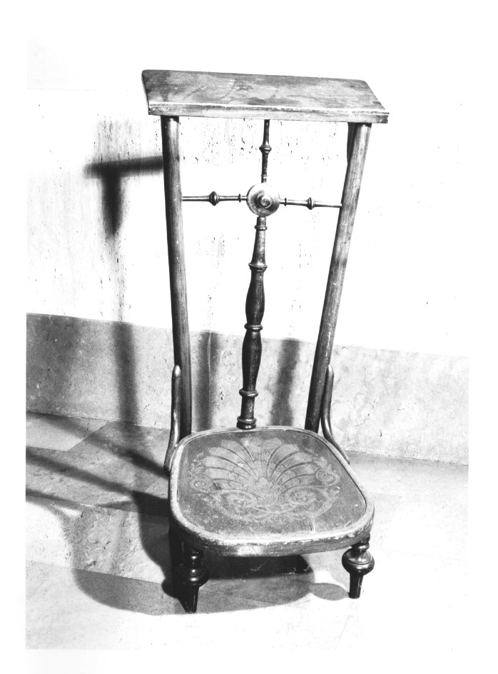 sedia con inginocchiatoio - ambito Italia nord-orientale (sec. XIX)