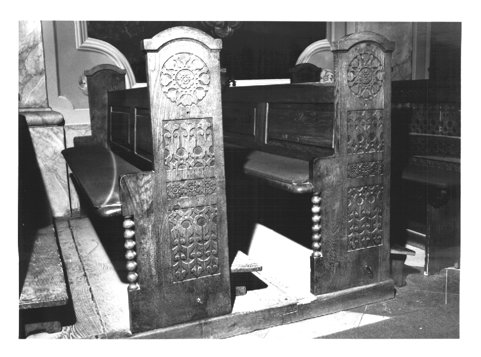 banco da chiesa - ambito Italia nord-orientale (sec. XX)