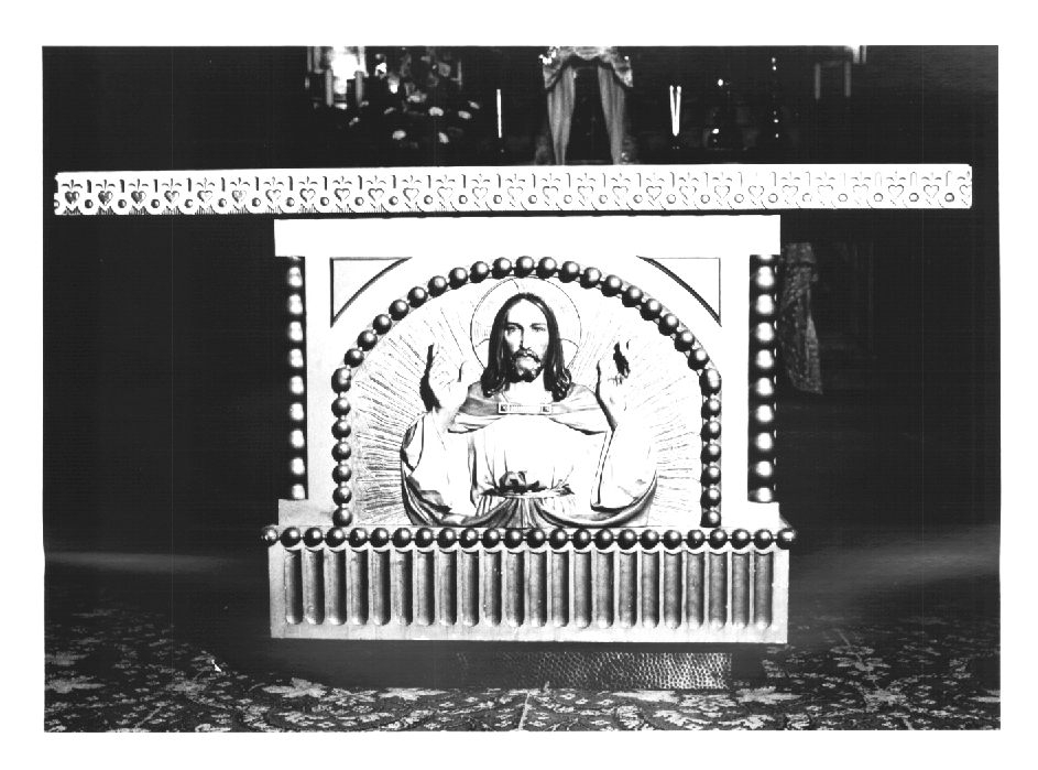 mensa d'altare - ambito Italia nord-orientale (prima metà sec. XX)