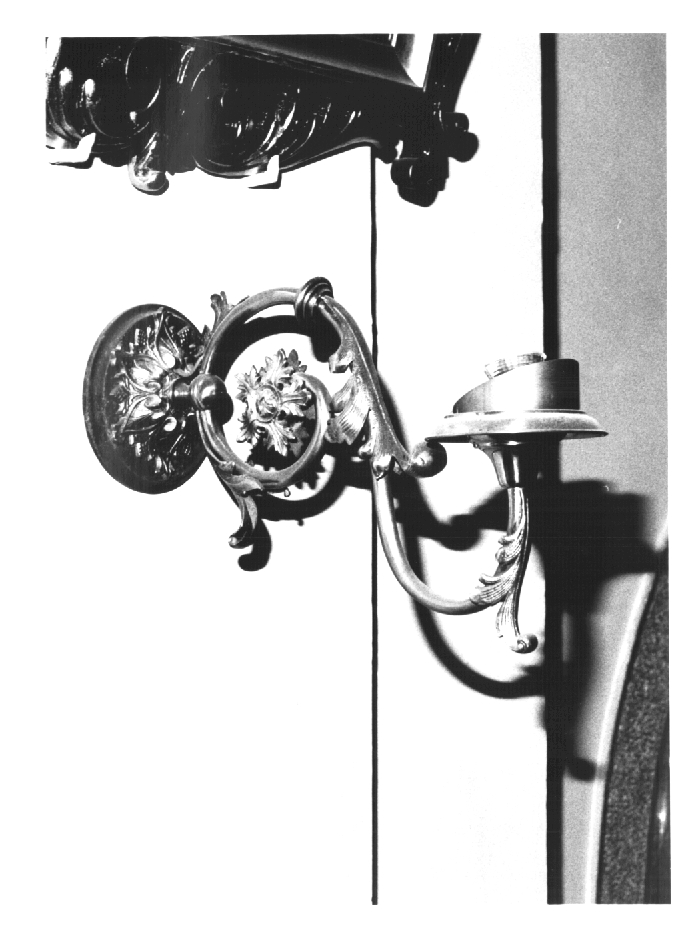 candeliere da parete - ambito Italia nord-orientale (inizio sec. XX)