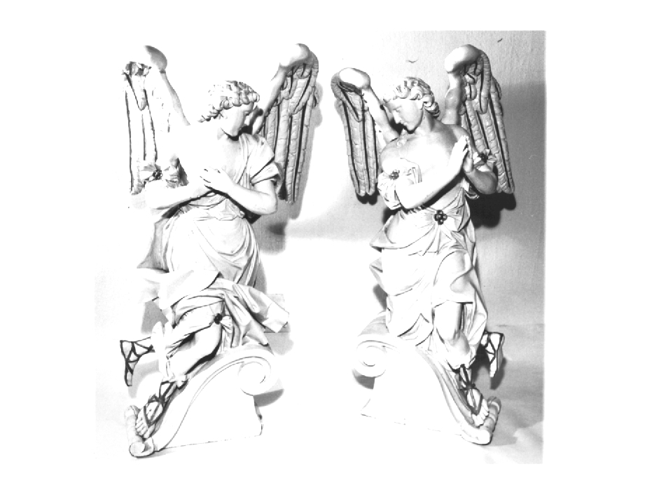 Angeli adoranti (statua) - ambito Italia nord-orientale (inizio sec. XIX)