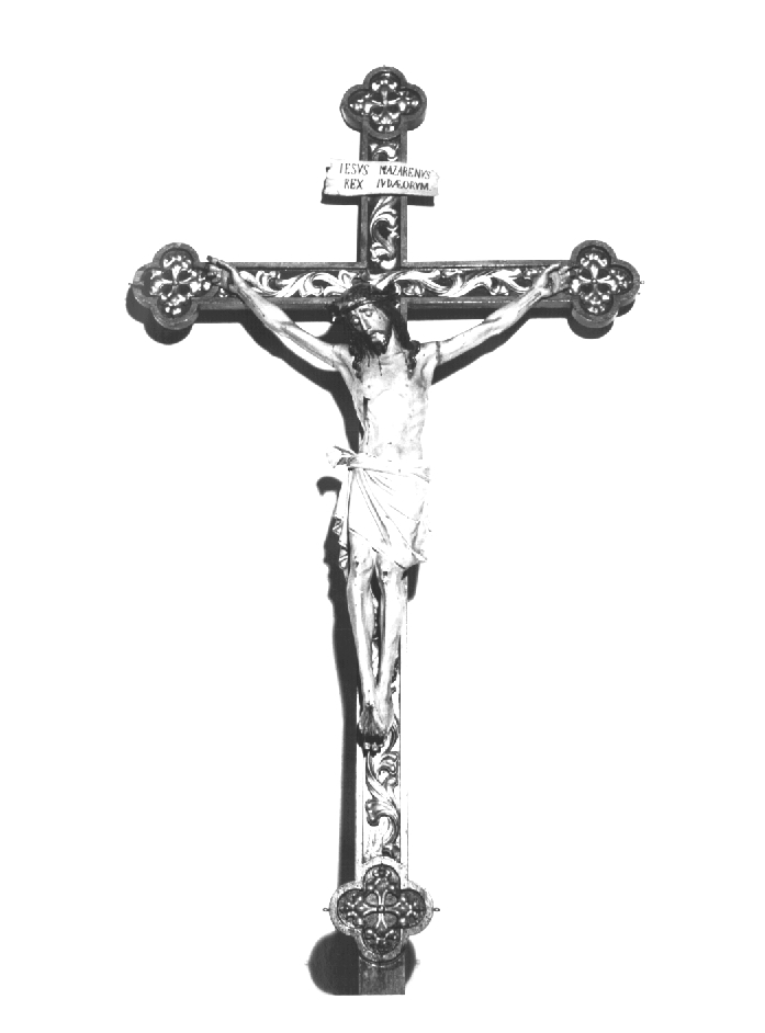 croce processionale - ambito Italia nord-orientale (seconda metà sec. XIX)