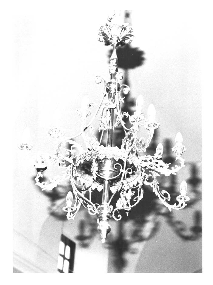 lampadario - a bracci - ambito Italia nord-orientale (prima metà sec. XIX)