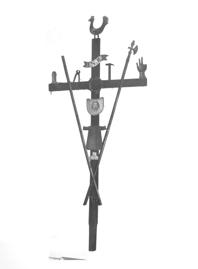 croce penitenziale - ambito Italia nord-orientale (prima metà sec. XX)