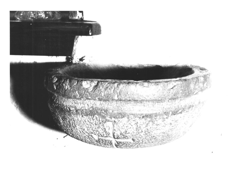 acquasantiera da parete - ambito Italia nord-orientale (sec. XVIII)