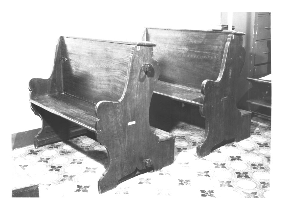 banco da chiesa - ambito Italia nord-orientale (prima metà sec. XIX)